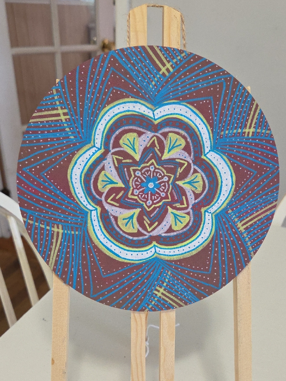 Hand-Painted Mandala - Original Art🎨